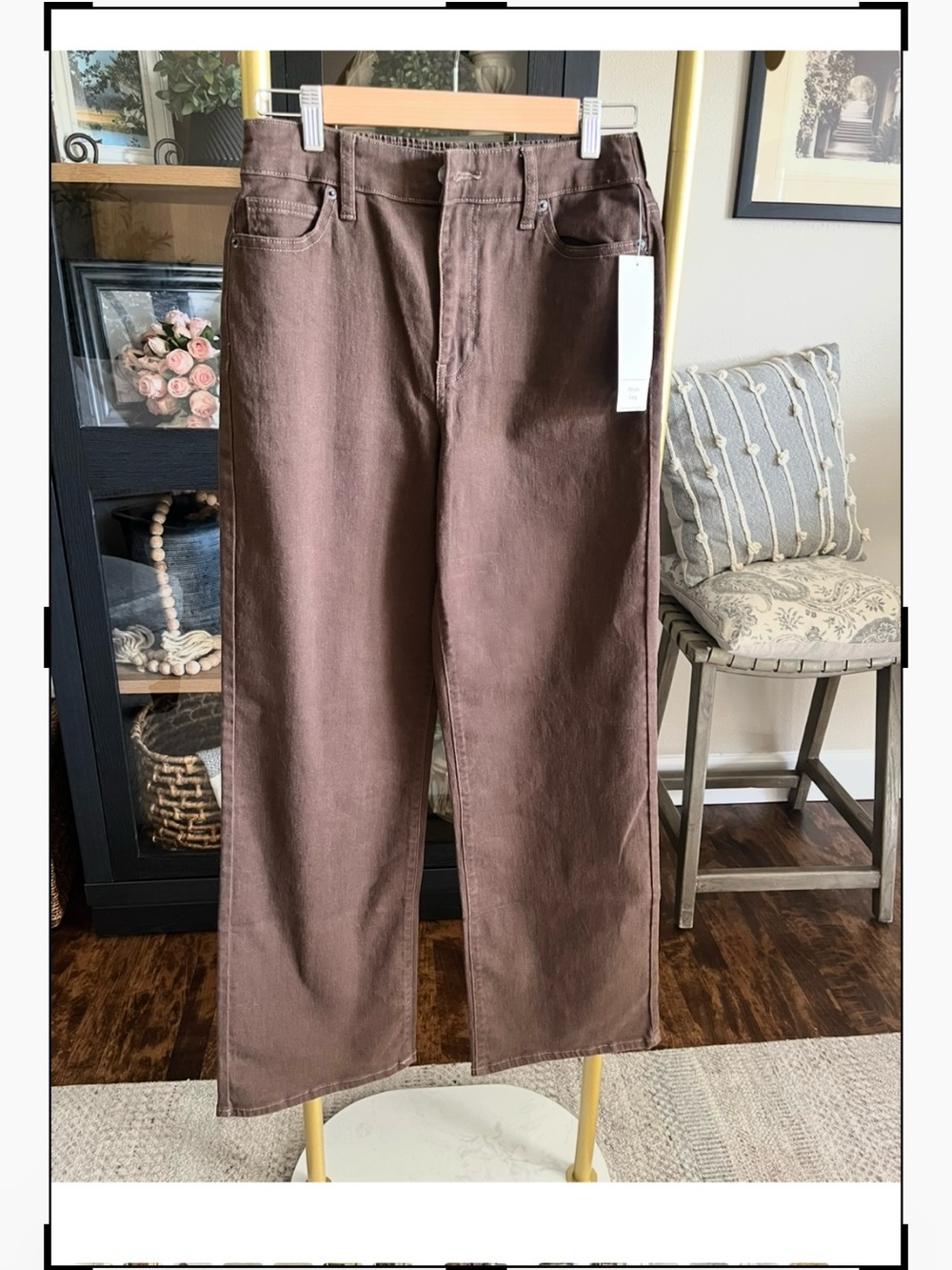 No Boundaries Brown Wide Leg Jeans